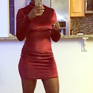 Red, valor thigh length dress. Worn once.